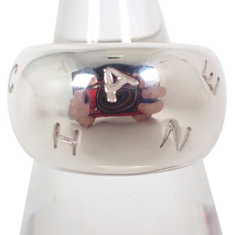 Chanel Alphabet Ring Sterling Silver #313724C76B